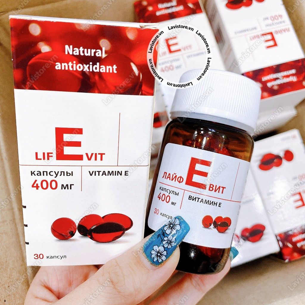 (10/2026) Vitamin E đỏ Nga 30v 400mg