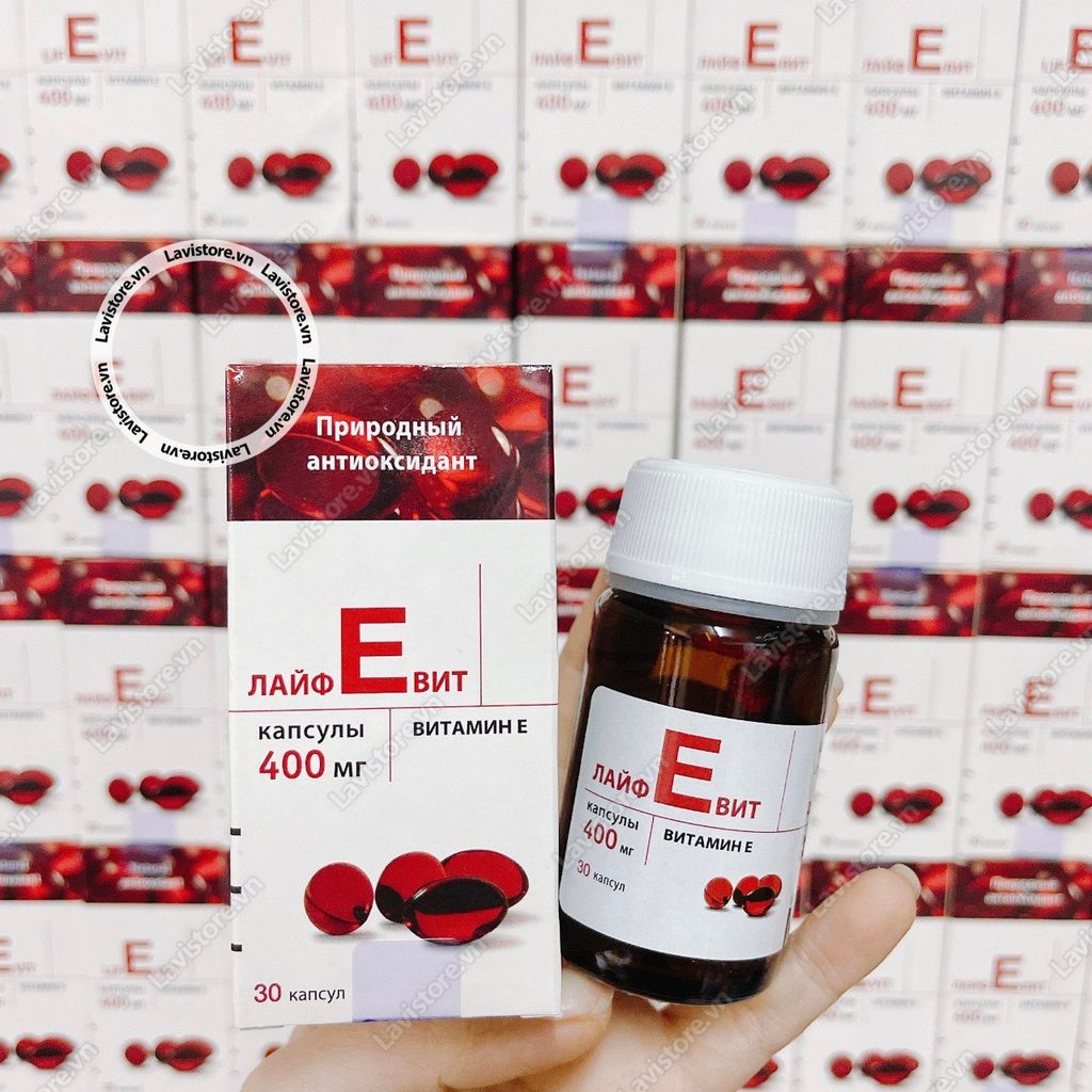 (10/2026) Vitamin E đỏ Nga 30v 400mg
