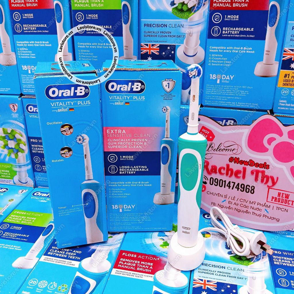 Bàn chải điện Oral B - EXTRA SENSITIVE