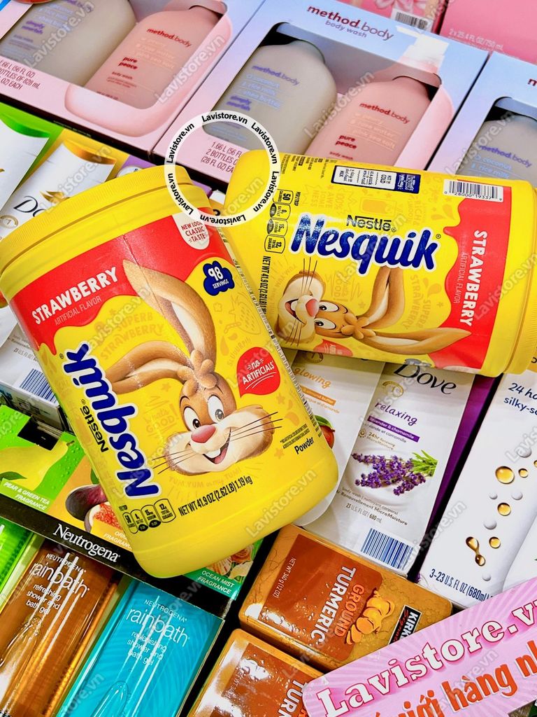 Bột Nesquik Nestle 1.275kg - Vị Dâu