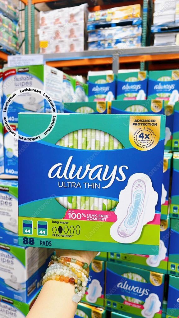 (BAN ĐÊM) BVS Always Ultra Thin Advanced Protection 76m