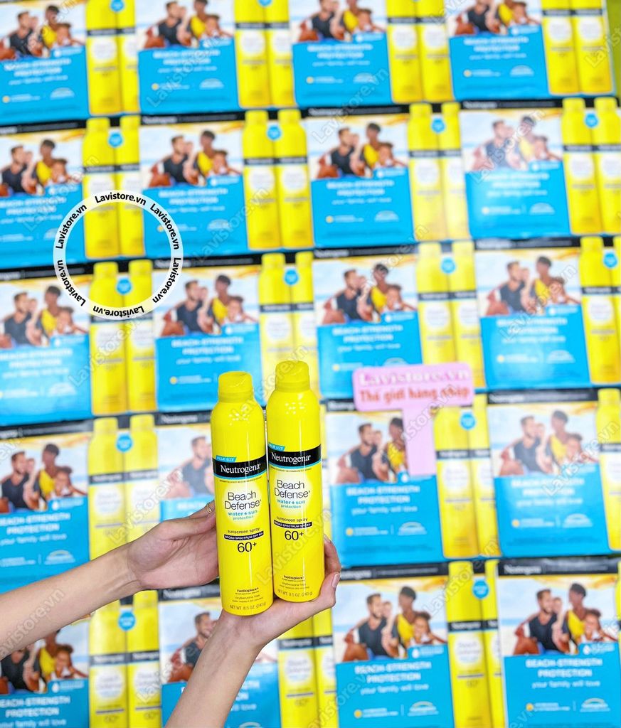 (10/2025) Xịt chống nắng Neutrogena Beach Defense SPF 60+ 240g