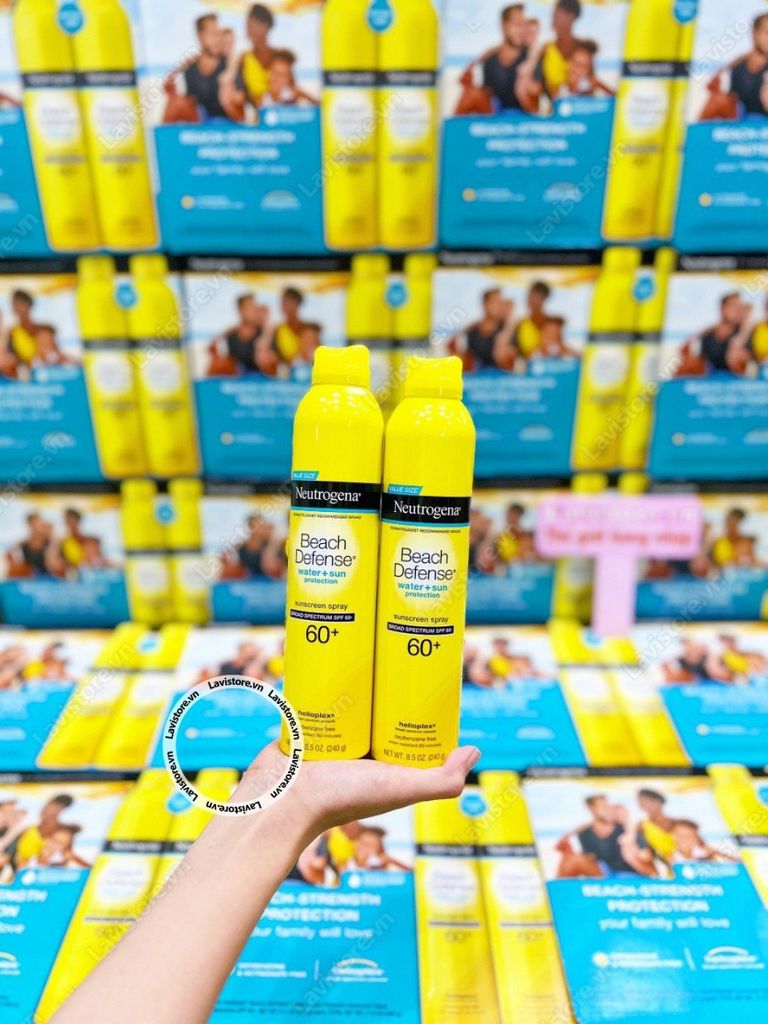 (10/2025) Xịt chống nắng Neutrogena Beach Defense SPF 60+ 240g