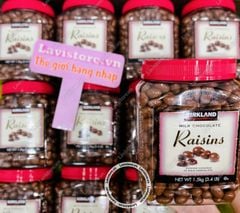 (7/2024) Socola bọc nho khô Raisins Kirkland 1.5kg