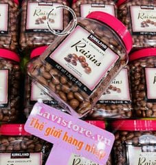 (7/2024) Socola bọc nho khô Raisins Kirkland 1.5kg