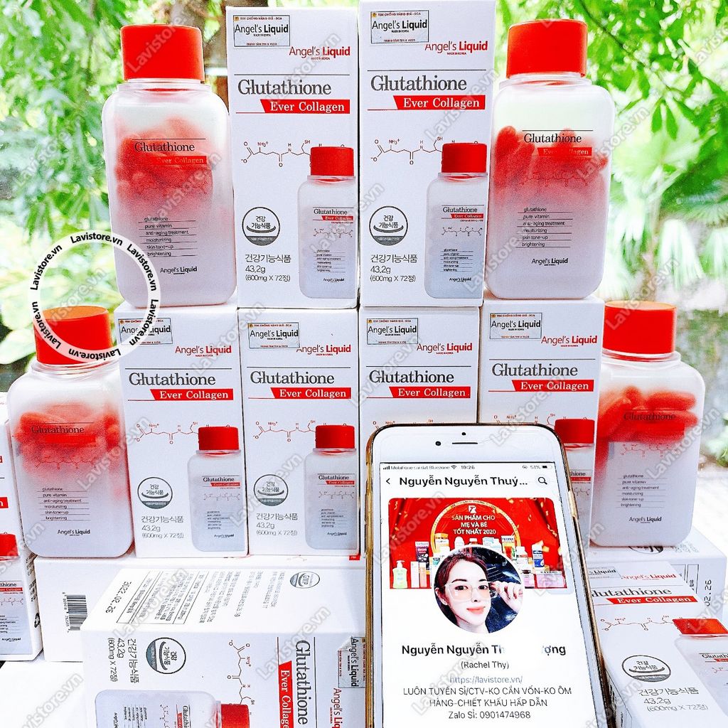 (02/2025) Viên uống trắng da 7 Day Glutathione 72v