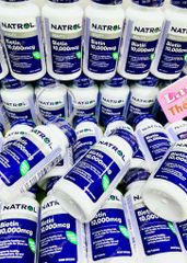 (07/2025)(MẪU MỚI) Viên uống Biotin Beauty 10.000mcg Natrol 100v