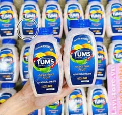 (2025) ASSORTED BERRIES - Viên nhai dạ dày TUMS Extra 750mg 100v