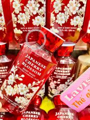 (08/2026) (NẮP ĐỎ) Sữa tắm B&BW Cherry Blossom Body wash 295ml