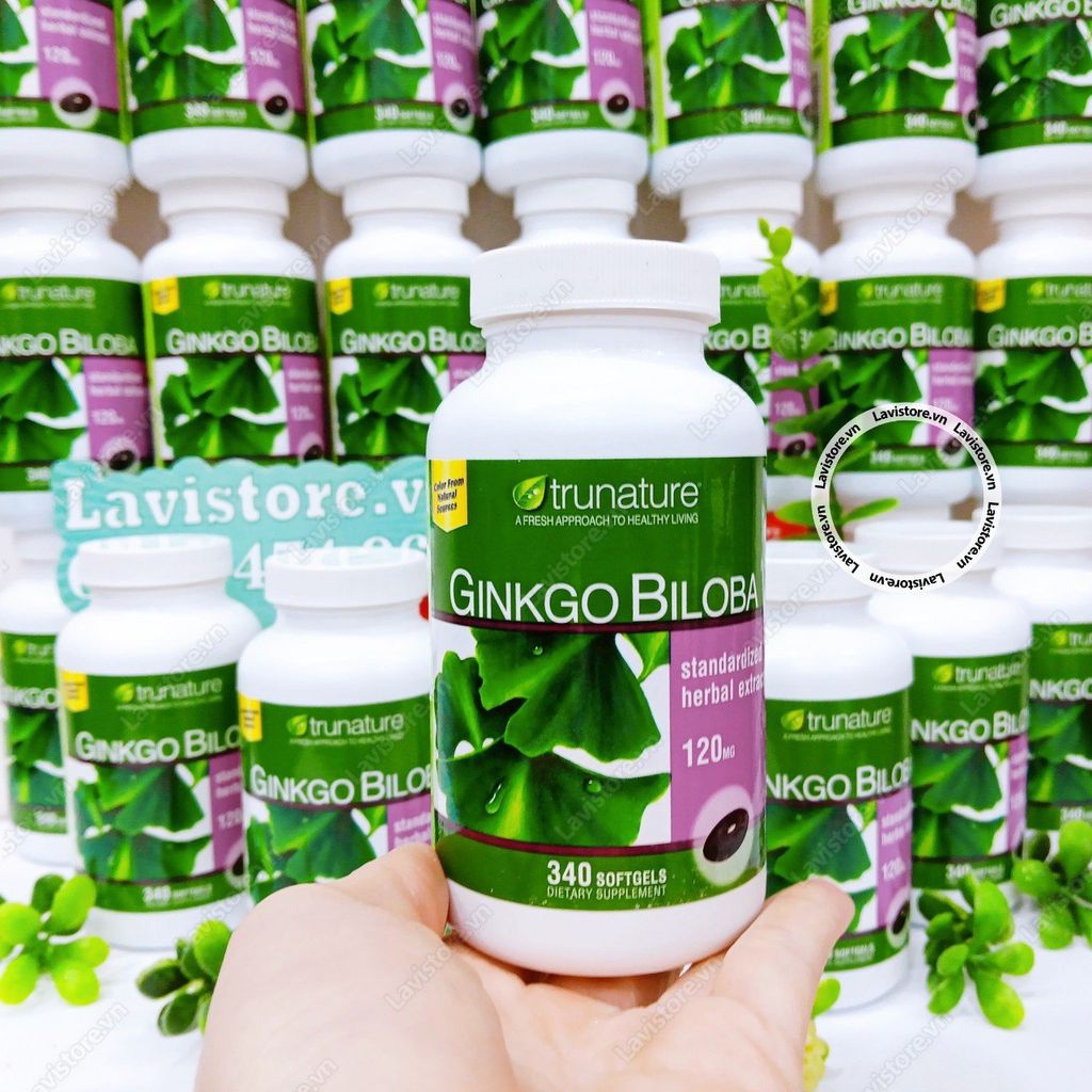 (12/2026) Bổ não MỸ Ginkgo Trunature 120mg 340v