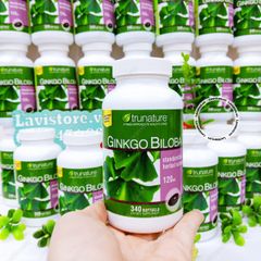 (12/2026) Bổ não MỸ Ginkgo Trunature 120mg 340v