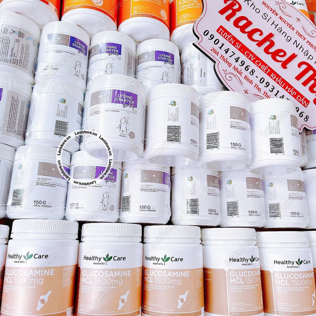 (02/2026) Lysine Bioisland dạng bột 150g