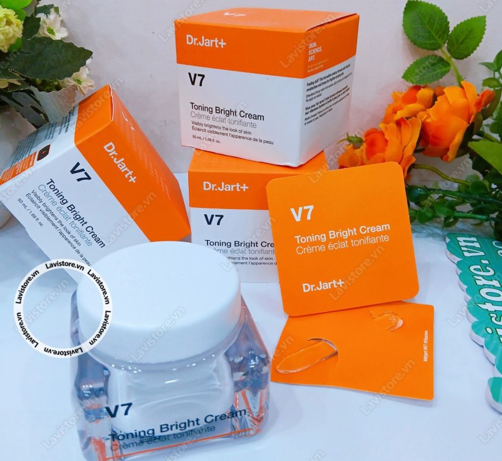 (04/2026) Kem V7 dưỡng trắng Dr.Jart MẪU MỚI fullsize 50ml