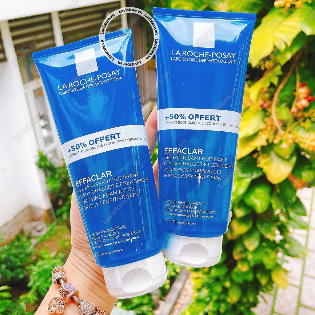 (03/25) SRM Dành Cho Da Nhạy Cảm La Roche-Posay Effaclar Purifying Foaming Gel For Oily Sensitive Skin 50ml