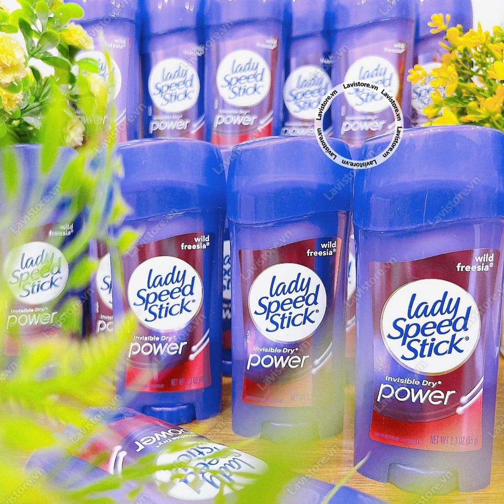 (07/2024) Lăn khử mùi dạng sáp Lady Speed Stick 65g ( Tím)