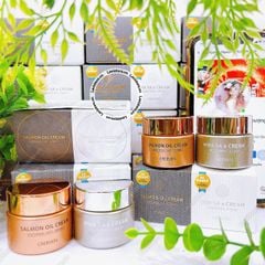 (02/26) Set kem dưỡng cá hồi Salmon Cre8Skin Mini ngày và đêm (2 hũ * 20gr)
