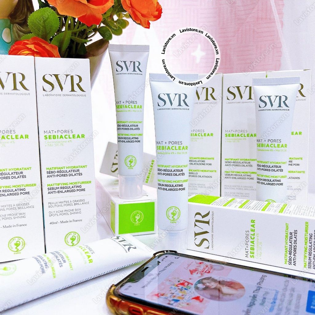(05/2025) Kem dưỡng SVR Mat + Pores SEBIACLEAR 40ml