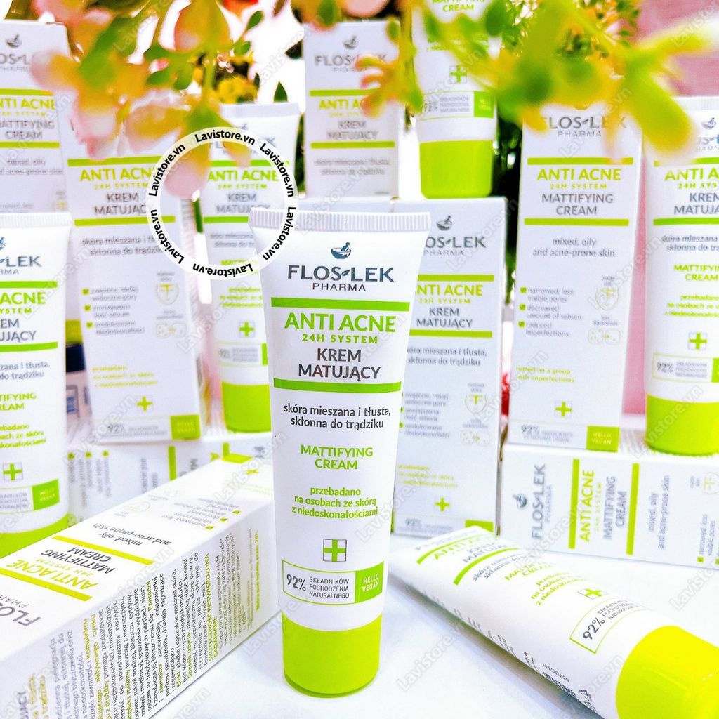 (02/2026) Kem dưỡng kiềm dầu FLOSLEK Pharma Anti Acne 50ml