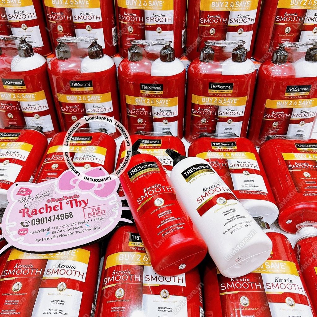 (10/2025) Cặp gội xả TRESEMME KERATIN SMOOTH 798mlx2