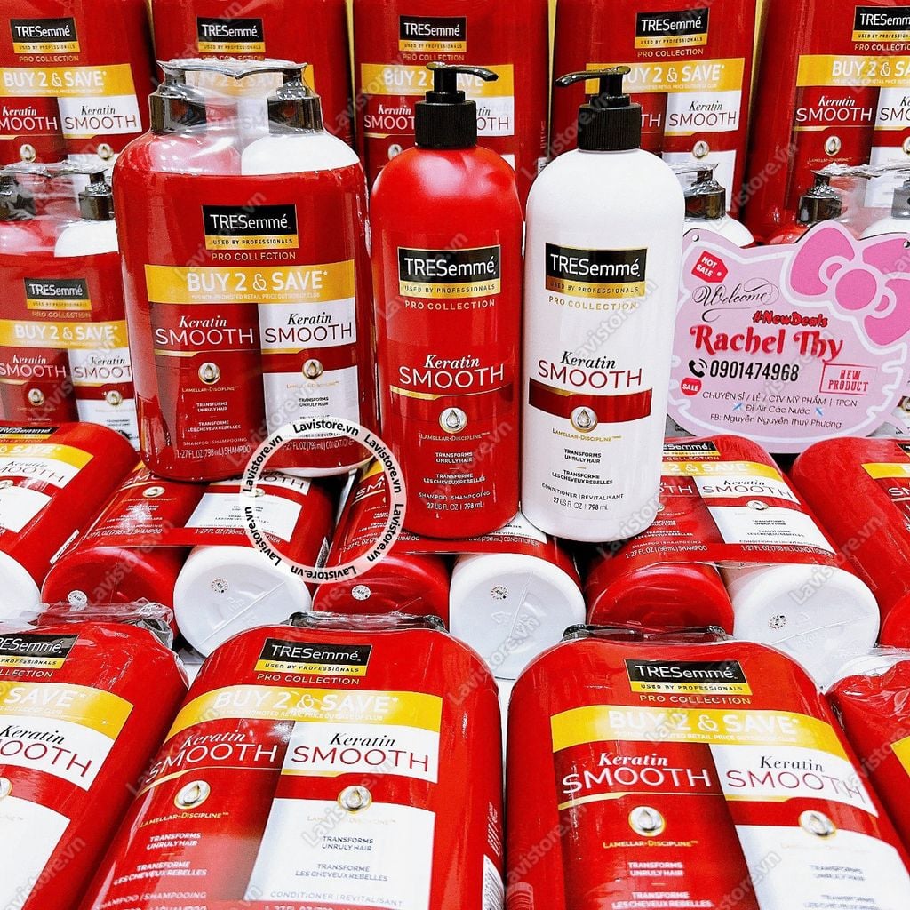 (10/2025) Cặp gội xả TRESEMME KERATIN SMOOTH 798mlx2