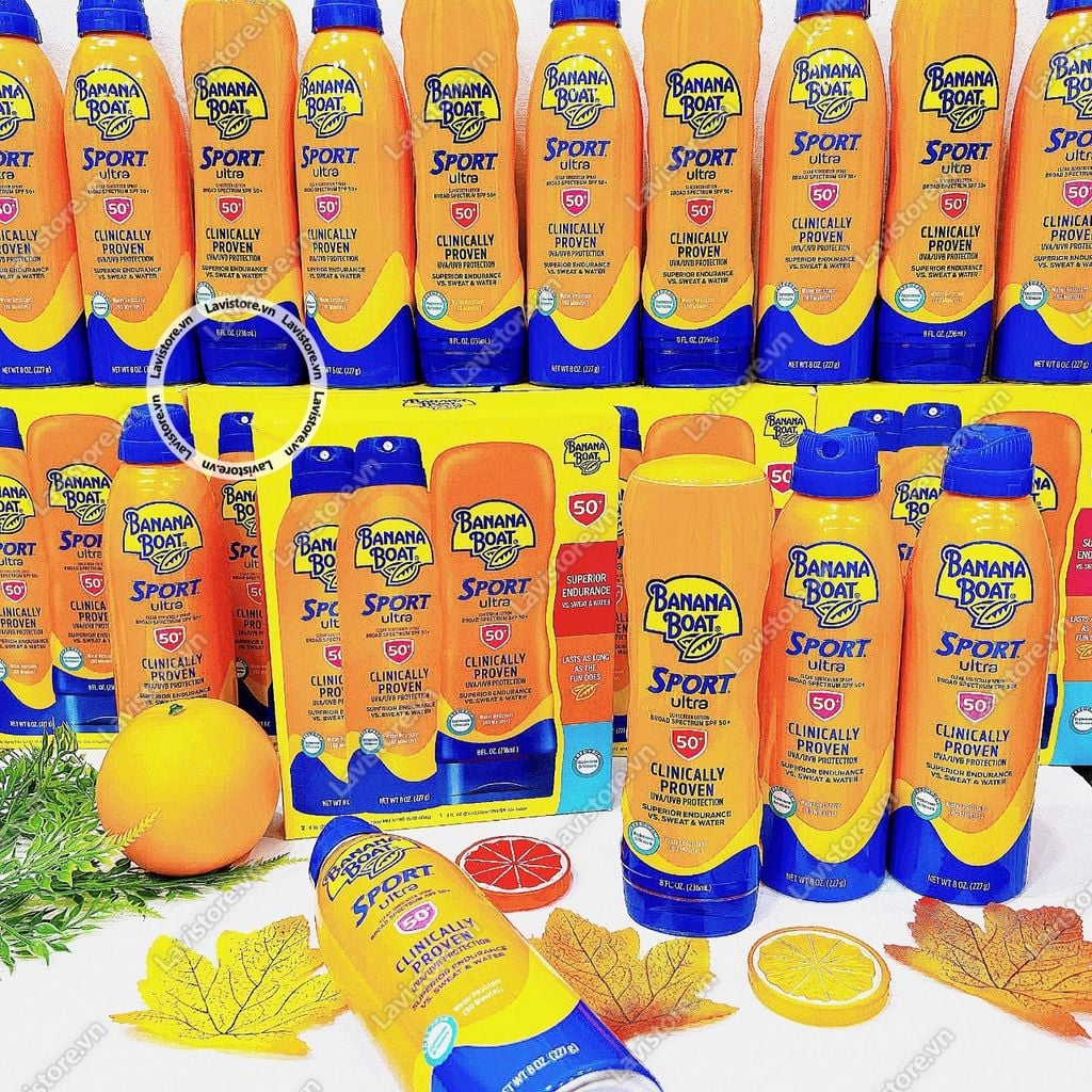 (01/2026) Xịt chống nắng BANANA BOAT Ultra Spost SPF 50+ 227g
