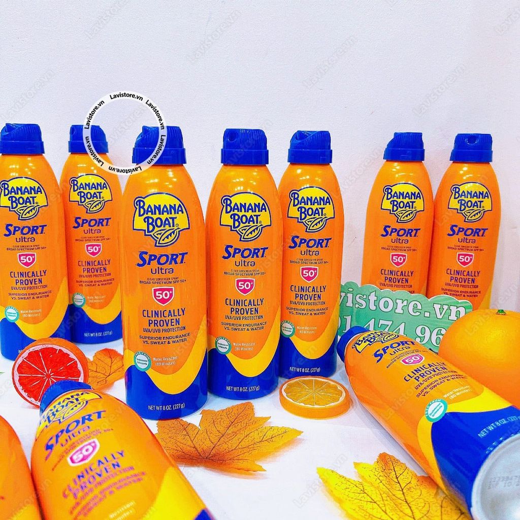 (01/2026) Xịt chống nắng BANANA BOAT Ultra Spost SPF 50+ 227g
