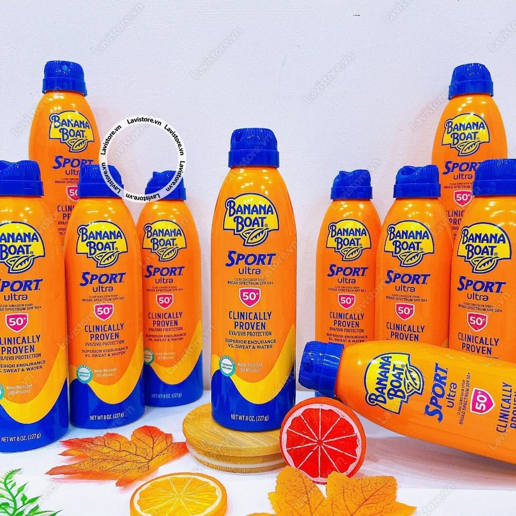 (01/2026) Xịt chống nắng BANANA BOAT Ultra Spost SPF 50+ 227g