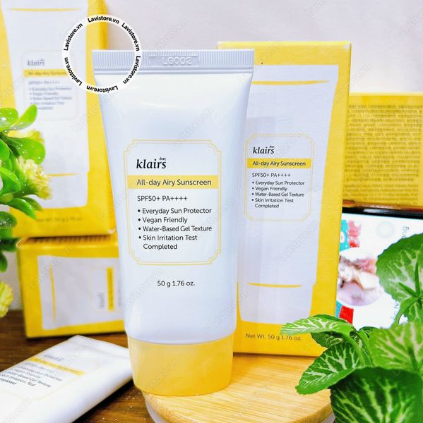 (01/2025) KCN Klairs All-day Airy Suncreen 50g