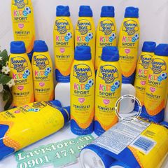 (02-04/2026) Xịt chống nắng cho bé BANANA BOAT Kids Sport SPF 50+