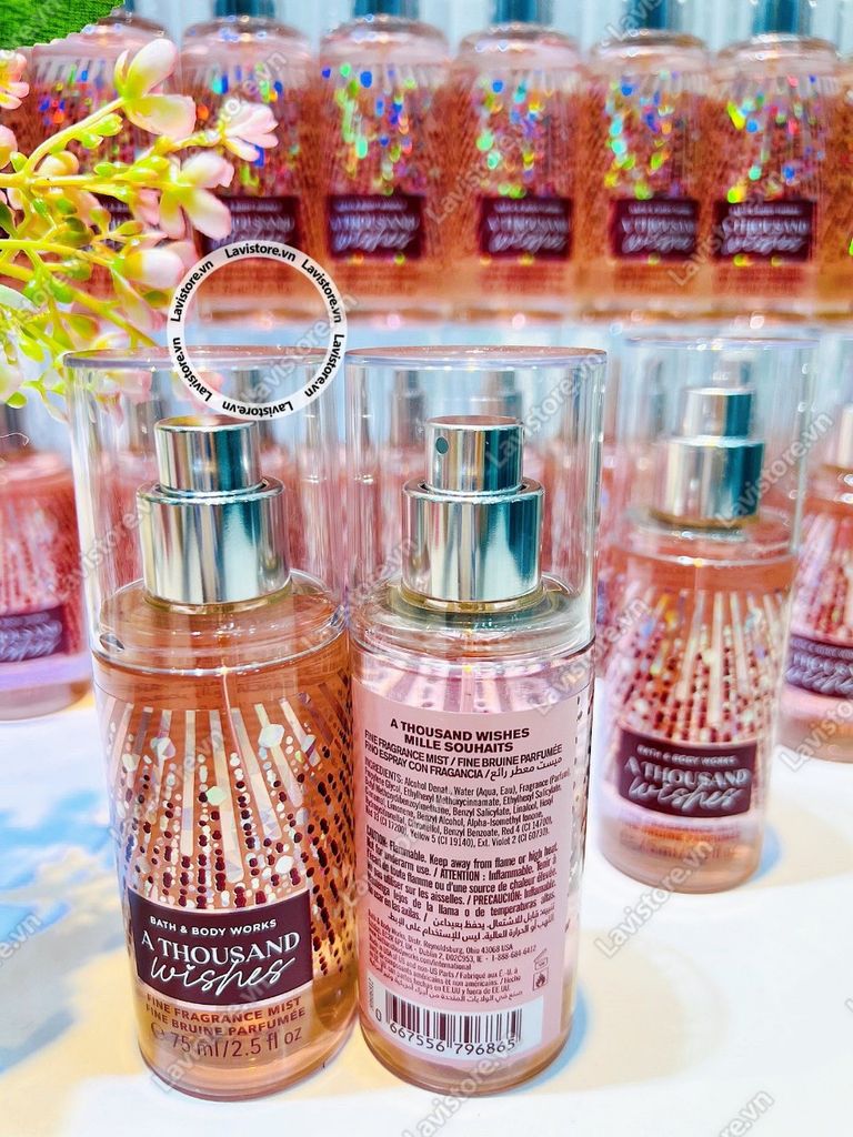 (06/2027) Xịt body B&BW A THOUSAND WISHES Fine Fragrance Mist 75ml