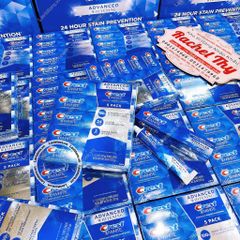 Set 5 Tuýp Kem đánh răng Crest 3D WHITE ADVANCED WHITENING 147g