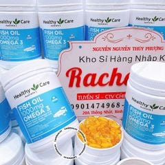 (12/2026) Fish Oil 1000mg Omega 3 Healthy Care 400v
