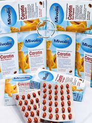 (10/2025) Viên uống chống nắng Mivolis Carotin 60 VIÊN