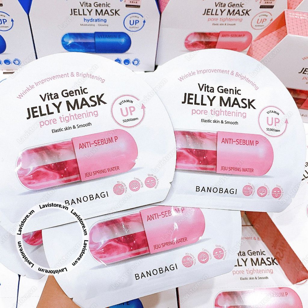 (10/2026)(XANH MINT) Jelly Mask Banobagi 10 miếng - CẤP NƯỚC