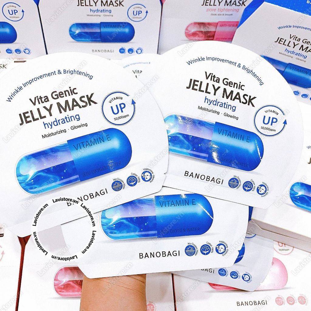 (10/2026)(XANH MINT) Jelly Mask Banobagi 10 miếng - CẤP NƯỚC