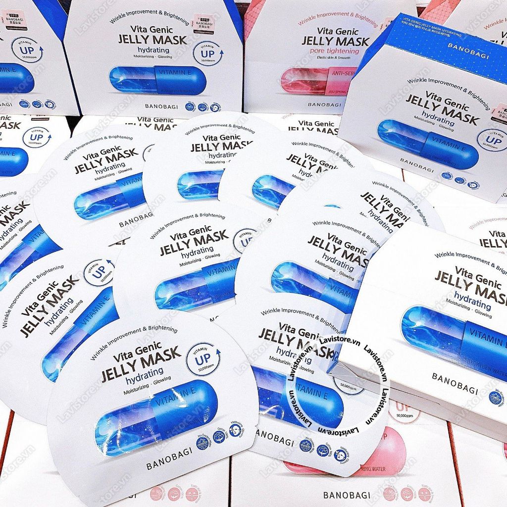 (10/2026)(XANH MINT) Jelly Mask Banobagi 10 miếng - CẤP NƯỚC