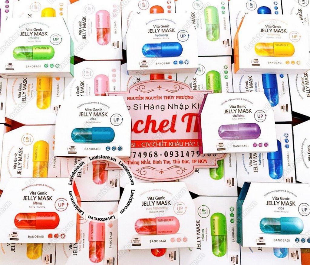 (10/2026)(XANH MINT) Jelly Mask Banobagi 10 miếng - CẤP NƯỚC