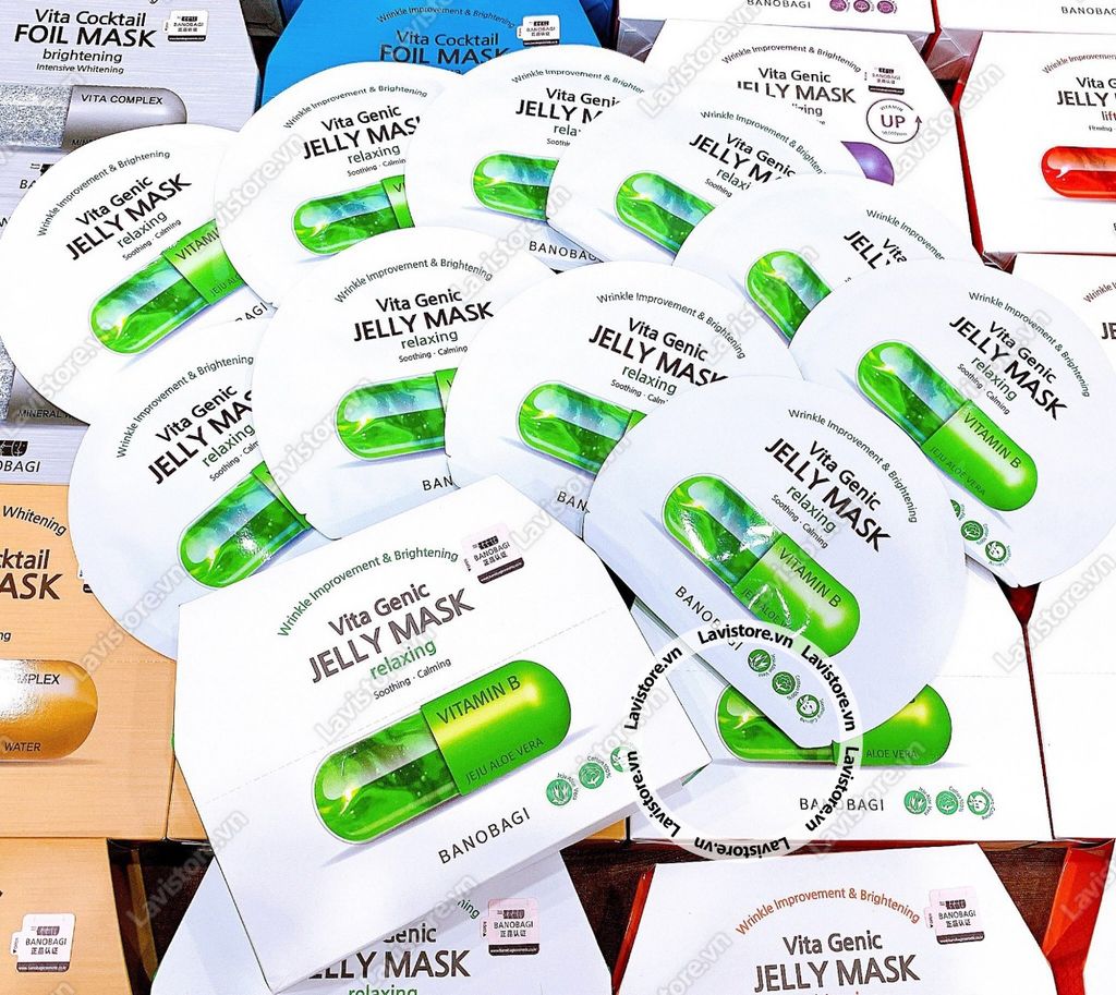 (10/2026)(XANH MINT) Jelly Mask Banobagi 10 miếng - CẤP NƯỚC