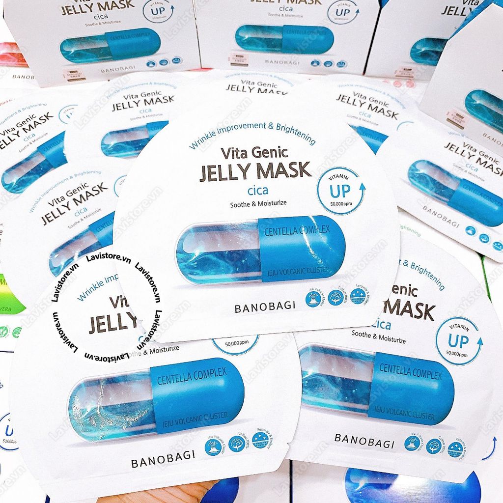(10/2026)(XANH MINT) Jelly Mask Banobagi 10 miếng - CẤP NƯỚC