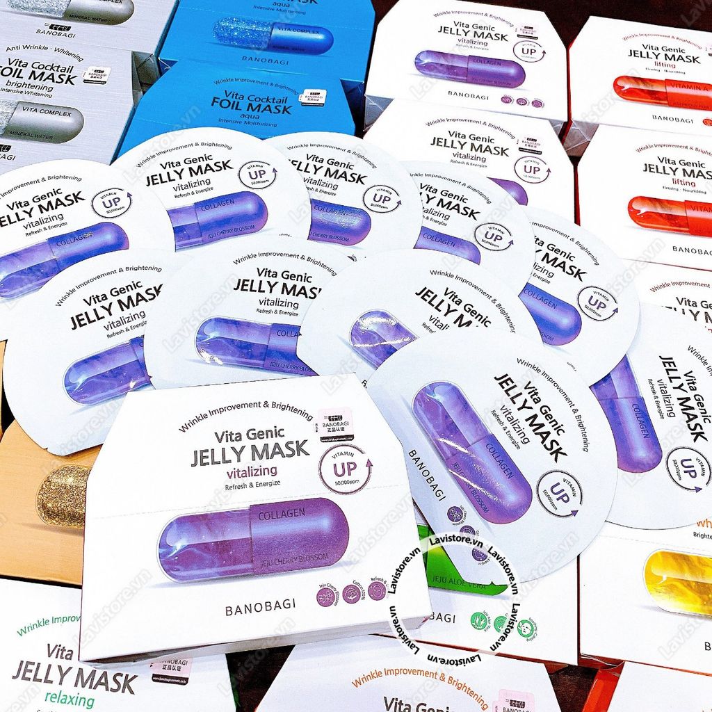 (10/2026)(XANH MINT) Jelly Mask Banobagi 10 miếng - CẤP NƯỚC