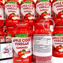 (10/2025) Gummies Giảm cân Giấm Táo Nature's Truth 120v