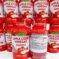 (10/2025) Gummies Giảm cân Giấm Táo Nature's Truth 120v