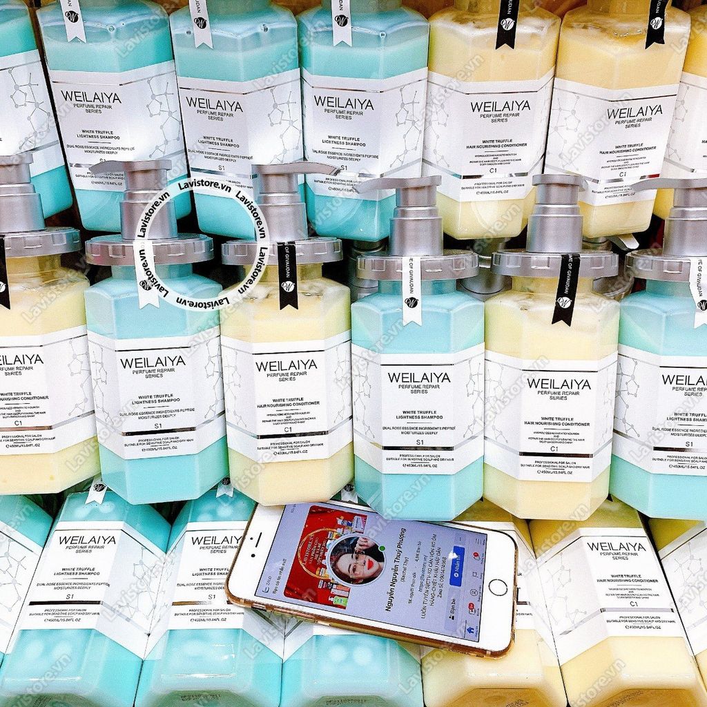 (01/2027) Dầu gội xả WEILAIYA MẪU MỚI (450ml*2)