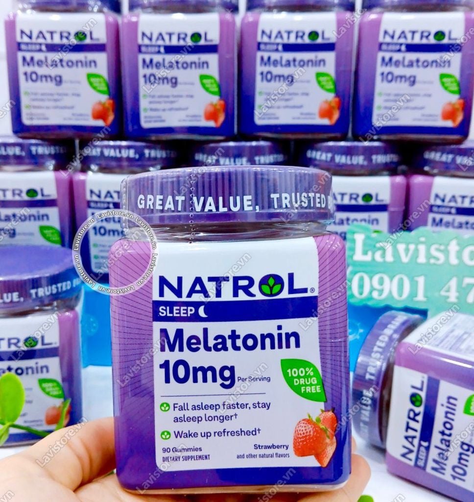 (01/2026) (MẪU MỚI) Kẹo ngủ Natrol Melatonin SLEEP NON GMO