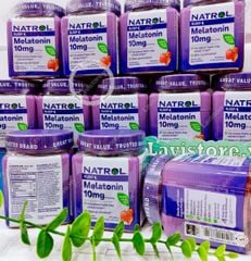 (01/2026) (MẪU MỚI) Kẹo ngủ Natrol Melatonin SLEEP NON GMO
