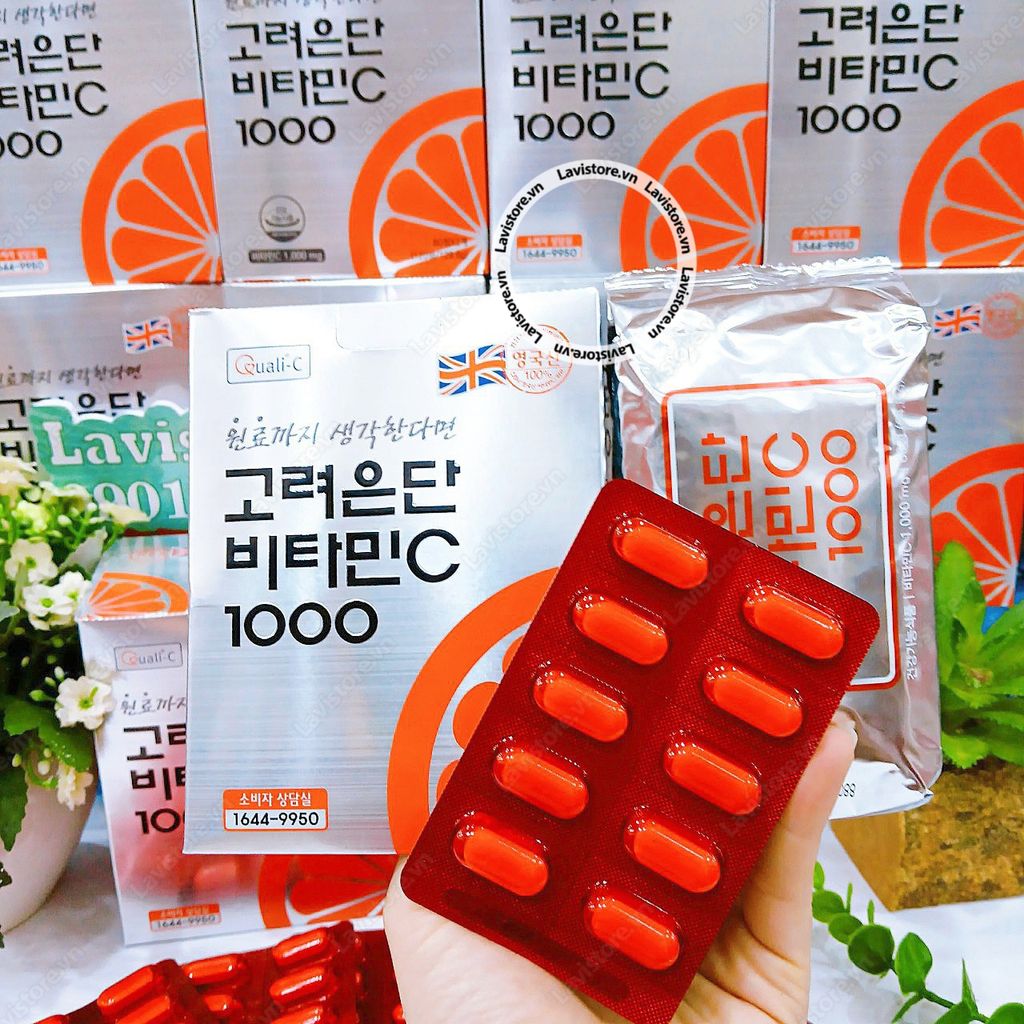 (01/2027) Viên uống kích trắng Vitamin C 1000mg + Eundan 2in1