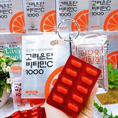 (01/2027) Viên uống kích trắng Vitamin C 1000mg + Eundan 2in1