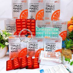 (01/2027) Viên uống kích trắng Vitamin C 1000mg + Eundan 2in1