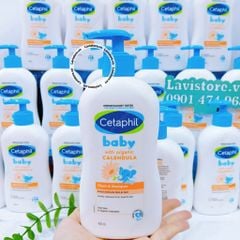 (MẪU MỚI) Sữa tắm Cetaphil Baby ÚC - Chai vòi 400ml