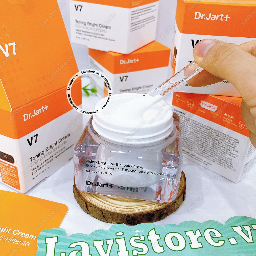 (04/2026) Kem V7 dưỡng trắng Dr.Jart MẪU MỚI fullsize 50ml